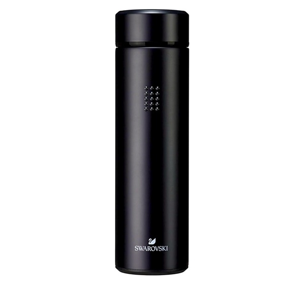 Swarovski crystal Thermos bottle - thermos borraccia termica  Swarovski Crystal Thermos Stainless Steel Bottle, Black